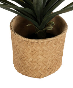 GloboStar® Artificial Garden MEDRANO 20799 ΣΕΤ 2 Διακοσμητικά Πολυεστερικά Τσιμεντένιά Κασπώ Γλάστρες - Flower Pots Μπεζ A:Φ25 x Υ23cm B:Φ25 x Υ23cm 15 20799 4