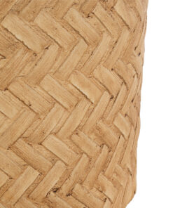 GloboStar® Artificial Garden MEDRANO 20799 ΣΕΤ 2 Διακοσμητικά Πολυεστερικά Τσιμεντένιά Κασπώ Γλάστρες - Flower Pots Μπεζ A:Φ25 x Υ23cm B:Φ25 x Υ23cm 19 20799 8