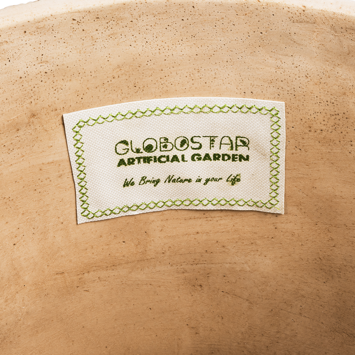 GloboStar® Artificial Garden GIUSEPPE 20800 Διακοσμητικό Πολυεστερικό Τσιμεντένιο Κασπώ Γλάστρα - Flower Pot Καφέ Φ35 x Υ33cm 10 GloboStar® Artificial Garden GIUSEPPE 20800 Διακοσμητικό Πολυεστερικό Τσιμεντένιο Κασπώ Γλάστρα - Flower Pot Καφέ Φ35 x Υ33cm - Image 8