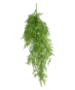 GloboStar® GloboStar® Artificial Garden HANGING FERN 20804 Τεχνητό Διακοσμητικό Κρεμαστό Φυτό Φτέρη Μ40 x Π20 x Υ88cm