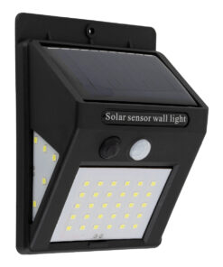 GloboStar® GloboStar® 71501 Αυτόνομο Ηλιακό Φωτιστικό LED SMD 8W 800lm με Ενσωματωμένη Μπαταρία 1200mAh - Φωτοβολταϊκό Πάνελ με Αισθητήρα Ημέρας-Νύχτας και PIR Αισθητήρα Κίνησης Αδιάβροχο IP65 Ψυχρό Λευκό 6000K