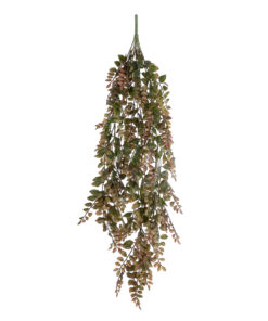 GloboStar® GloboStar® Artificial Garden HANGING FERN BRANCH 20828 Τεχνητό Διακοσμητικό Κρεμαστό κλαδί Φτέρης Μ30 x Π10 x Υ85cm