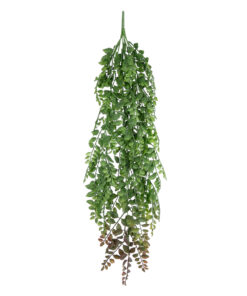 GloboStar® GloboStar® Artificial Garden HANGING FERN BRANCH 20830 Τεχνητό Διακοσμητικό Κρεμαστό κλαδί Φτέρης Μ30 x Π10 x Υ85cm