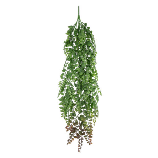 GloboStar® GloboStar® Artificial Garden HANGING FERN BRANCH  20830 Τεχνητό Διακοσμητικό Κρεμαστό κλαδί Φτέρης Μ30 x Π10 x Υ85cm