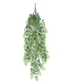 GloboStar® GloboStar® Artificial Garden HANGING FERN BRANCH  20831 Τεχνητό Διακοσμητικό Κρεμαστό κλαδί Φτέρης Μ30 x Π10 x Υ85cm