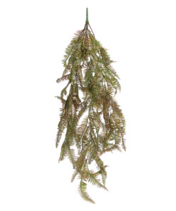 GloboStar® GloboStar® Artificial Garden HANGING FERN BRANCH  20832 Τεχνητό Διακοσμητικό Κρεμαστό κλαδί Φτέρης Μ30 x Π8 x Υ87cm