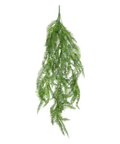 GloboStar® GloboStar® Artificial Garden HANGING FERN BRANCH  20833 Τεχνητό Διακοσμητικό Κρεμαστό κλαδί Φτέρης Μ30 x Π8 x Υ87cm