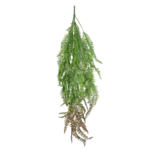 GloboStar® GloboStar® Artificial Garden HANGING FERN BRANCH 20834 Τεχνητό Διακοσμητικό Κρεμαστό κλαδί Φτέρης Μ30 x Π8 x Υ87cm