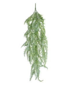 GloboStar® GloboStar® Artificial Garden HANGING FERN BRANCH  20835 Τεχνητό Διακοσμητικό Κρεμαστό κλαδί Φτέρης Μ30 x Π8 x Υ87cm