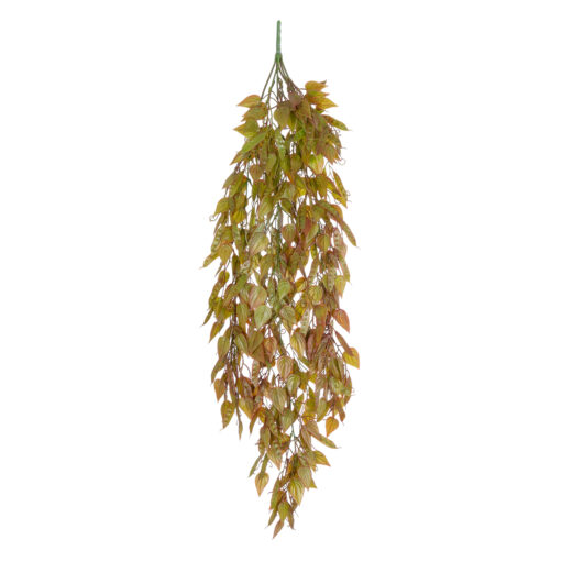 GloboStar® GloboStar® Artificial Garden HANGING LIMA BEAN 20844 Τεχνητό Διακοσμητικό Κρεμαστό Φυτό Φασόλι Λίμα Μ29 x Π10 x Υ86cm