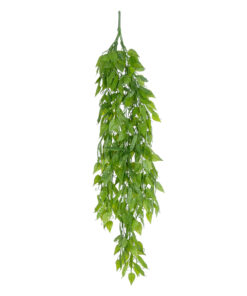 GloboStar® GloboStar® Artificial Garden HANGING LIMA BEAN 20845 Τεχνητό Διακοσμητικό Κρεμαστό Φυτό Φασόλι Λίμα Μ29 x Π10 x Υ86cm