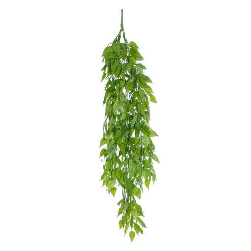 GloboStar® GloboStar® Artificial Garden HANGING LIMA BEAN 20845 Τεχνητό Διακοσμητικό Κρεμαστό Φυτό Φασόλι Λίμα Μ29 x Π10 x Υ86cm