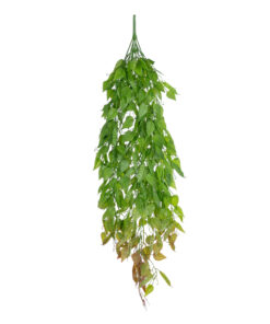 GloboStar® GloboStar® Artificial Garden HANGING LIMA BEAN 20846 Τεχνητό Διακοσμητικό Κρεμαστό Φυτό Φασόλι Λίμα Μ29 x Π10 x Υ86cm