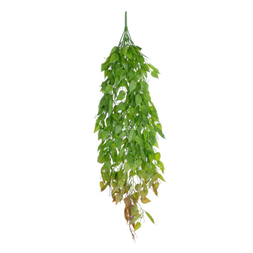 GloboStar® GloboStar® Artificial Garden HANGING LIMA BEAN 20846 Τεχνητό Διακοσμητικό Κρεμαστό Φυτό Φασόλι Λίμα Μ29 x Π10 x Υ86cm
