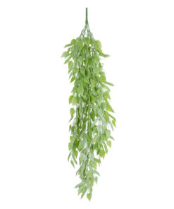 GloboStar® GloboStar® Artificial Garden HANGING LIMA BEAN 20847 Τεχνητό Διακοσμητικό Κρεμαστό Φυτό Φασόλι Λίμα Μ29 x Π10 x Υ86cm