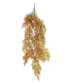 GloboStar® GloboStar® Artificial Garden HANGING FERN 20852 Τεχνητό Διακοσμητικό Κρεμαστό Φυτό Φτέρη Μ30 x Π14 x Υ85cm