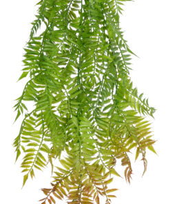 Alternative view of GloboStar® Artificial Garden HANGING FERN 20854 Τεχνητό Διακοσμητικό Κρεμαστό Φυτό Φτέρη Μ30 x Π14 x Υ85cm