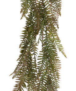 Alternative view of GloboStar® Artificial Garden HANGING FERN 20860 Τεχνητό Διακοσμητικό Κρεμαστό Φυτό Φτέρη Μ28 x Π15 x Υ90cm