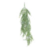 GloboStar® GloboStar® Artificial Garden HANGING FERN 20863 Τεχνητό Διακοσμητικό Κρεμαστό Φυτό Φτέρη Μ28 x Π15 x Υ90cm