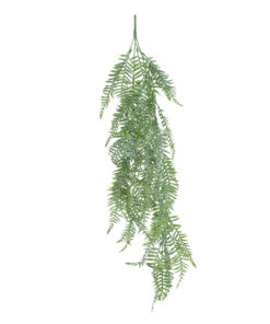 GloboStar® GloboStar® Artificial Garden HANGING FERN 20863 Τεχνητό Διακοσμητικό Κρεμαστό Φυτό Φτέρη Μ28 x Π15 x Υ90cm