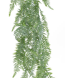 Alternative view of GloboStar® Artificial Garden HANGING FERN 20863 Τεχνητό Διακοσμητικό Κρεμαστό Φυτό Φτέρη Μ28 x Π15 x Υ90cm