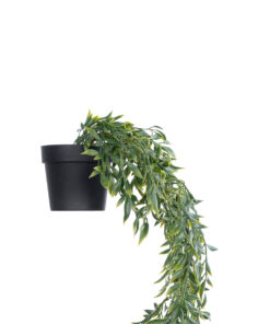 GloboStar® Artificial Garden HANGING NANDINA 20868 - Τεχνητό Κρεμαστό Διακοσμητικό Φυτό Ναντίνα Φ20 x Y60cm 9 20868 4