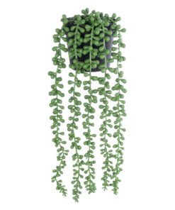 GloboStar® GloboStar® Artificial Garden HANGING LOVER'S TEARS 20878 - Τεχνητό Κρεμαστό Διακοσμητικό Φυτό Lover's Tears Φ12 x Y40cm