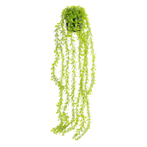 GloboStar® GloboStar® Artificial Garden HANGING MYRTLE 20881 - Τεχνητό Κρεμαστό Διακοσμητικό Φυτό Μυρτιά Φ21 x Y80cm