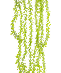 Alternative view of GloboStar® Artificial Garden HANGING MYRTLE 20881 - Τεχνητό Κρεμαστό Διακοσμητικό Φυτό Μυρτιά Φ21 x Y80cm