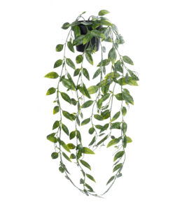 GloboStar® GloboStar® Artificial Garden HANGING DUTCH BEAN 20883 - Τεχνητό Κρεμαστό Διακοσμητικό Φυτό Ολλανδικό Φασόλι Φ28 x Y70cm