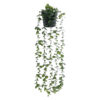 GloboStar® GloboStar® Artificial Garden HANGING EUCALYPTUS LEAF 20884 - Τεχνητό Κρεμαστό Διακοσμητικό Φυτό Φύλλα Ευκάλυπτου Φ17 x Y60cm