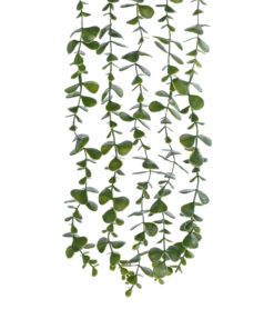 Alternative view of GloboStar® Artificial Garden HANGING EUCALYPTUS LEAF 20884 - Τεχνητό Κρεμαστό Διακοσμητικό Φυτό Φύλλα Ευκάλυπτου Φ17 x Y60cm