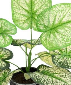 Alternative view of GloboStar® Artificial Garden CALADIUM 20889 Τεχνητό Διακοσμητικό Φυτό Τροπικό Καλάδιο Φ40 x Υ33cm