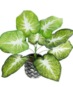 GloboStar® GloboStar® Artificial Garden CALADIUM 20890 Τεχνητό Διακοσμητικό Φυτό Τροπικό Φυτό  Φ40 x Υ33cm