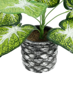 GloboStar® Artificial Garden CALADIUM 20890 Τεχνητό Διακοσμητικό Φυτό Τροπικό Φυτό Φ40 x Υ33cm 9 20890 4