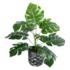 GloboStar® GloboStar® Artificial Garden MONSTERA 20893 - Τεχνητό Διακοσμητικό Φυτό Μονστέρα Φ40 x Υ33cm