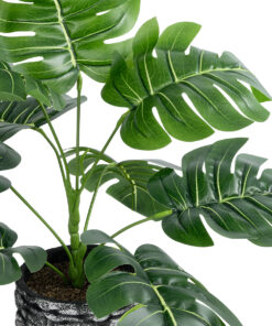 GloboStar® Artificial Garden MONSTERA 20893 - Τεχνητό Διακοσμητικό Φυτό Μονστέρα Φ40 x Υ33cm 8 20893 3