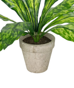 GloboStar® Artificial Garden SPATHIPHYLLUM POTTED PLANT 20905 Διακοσμητικό Φυτό Σπαθίφυλλο Φ40 x Υ33cm 9 20905 4