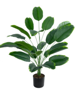 GloboStar® GloboStar® Artificial Garden YOUNG BANANA PLANT 20916 - Διακοσμητικό Φυτό Νεαρή Μπανανιά Φ82 x Υ80cm