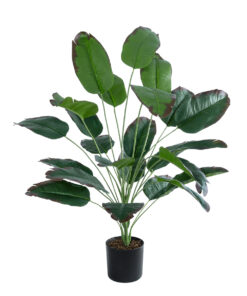 GloboStar® GloboStar® Artificial Garden OLD BANANA PLANT 20917 - Διακοσμητικό Φυτό Ώριμη Μπανανιά Φ90 x Υ80cm