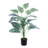 GloboStar® GloboStar® Artificial Garden BANANA ZEBRA PLANT 20919 - Διακοσμητικό Φυτό Μπανανιά Ζέβρα Φ78 x Υ80cm