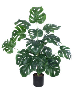 GloboStar® GloboStar® Artificial Garden MONSTERA PLANT 20923 - Διακοσμητικό Φυτό Μονστέρα Φ80 x Υ80cm