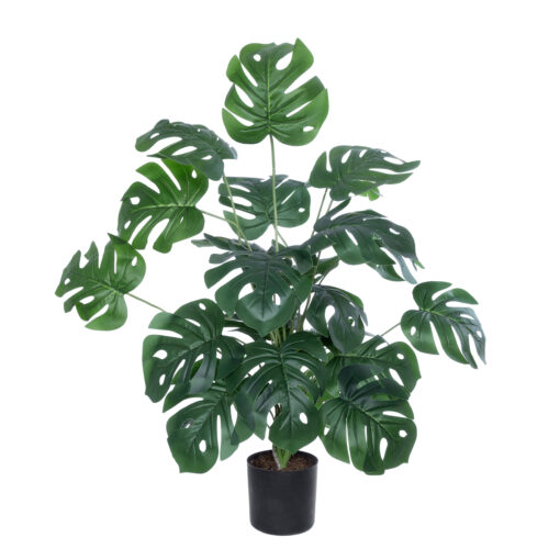 GloboStar® GloboStar® Artificial Garden MONSTERA PLANT 20923 - Διακοσμητικό Φυτό Μονστέρα Φ80 x Υ80cm