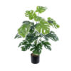 GloboStar® GloboStar® Artificial Garden MONSTERA PLANT 20924 - Διακοσμητικό Φυτό Μονστέρα Φ90 x Υ80cm