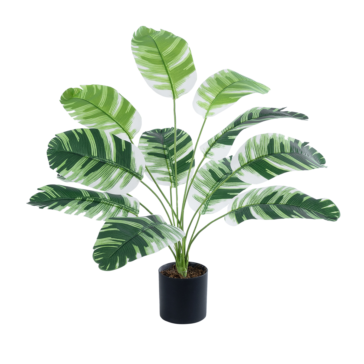 GloboStar® Artificial Garden BANANA PLANT ZEBRA 20929 - Διακοσμητικό Φυτό Μπανανιά Ζέβρα Φ70 x Υ55cm 3 GloboStar® GloboStar® Artificial Garden BANANA PLANT ZEBRA 20929 - Διακοσμητικό Φυτό Μπανανιά Ζέβρα Φ70 x Υ55cm