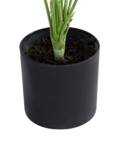 GloboStar® Artificial Garden WHITE HOSTA PLANT 20931 Διακοσμητικό Φυτό Λευκή Χόστα Φ60 x Υ55cm 9 20931 4