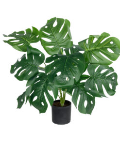 GloboStar® GloboStar® Artificial Garden MONSTERA PLANT 20934 - Διακοσμητικό Φυτό Μονστέρα Φ62 x Υ55cm