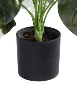 GloboStar® Artificial Garden ALBINO MONSTERA PLANT 20935 - Διακοσμητικό Φυτό Λευκή Μονστέρα Φ60 x Υ55cm 9 20935 4