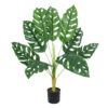 GloboStar® GloboStar® Artificial Garden MONSTERA PLANT 20937 - Διακοσμητικό Φυτό Μονστέρα Φ90 x Υ80cm