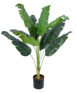 GloboStar® GloboStar® Artificial Garden BANANA PLANT 20939 - Διακοσμητικό Φυτό Μπανανιά Φ70 x Υ90cm